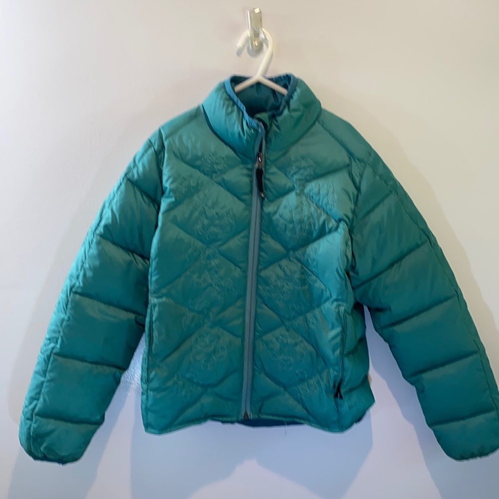 REI girls down coat